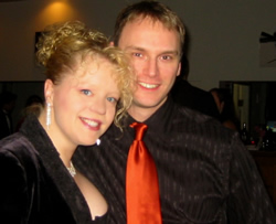 Michael and I at the Captain's Dinner