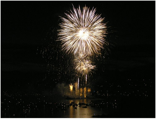 Fireworks at English Bay